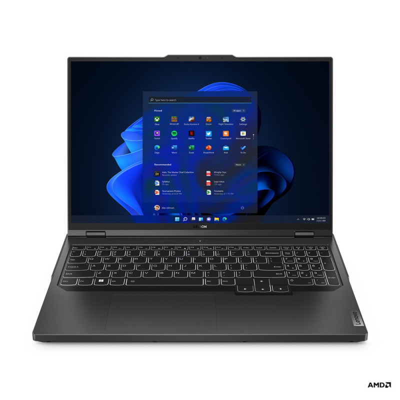 Lenovo Legion Pro 5 AMD Ryzen™ 7 7745HX Laptop 16" WQXGA 32 GB DDR5-SDRAM 1 TB SSD NVIDIA GeForce RTX 4070 Wi-Fi 6E (802.11ax)