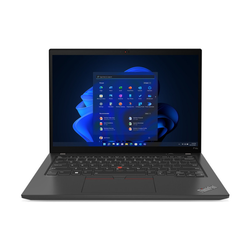 Lenovo ThinkPad P14s Intel® Core™ i5 i5-1240P Mobile workstation 14" WUXGA 8 GB DDR4-SDRAM 512 GB SSD NVIDIA Quadro T550 Wi-Fi