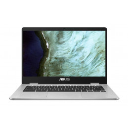 ASUS Chromebook C423NA-WB04 laptop Intel® Celeron® N3350 14" HD 4 GB LPDDR4-SDRAM 64 GB eMMC Wi-Fi 5 (802.11ac) ChromeOS Silver