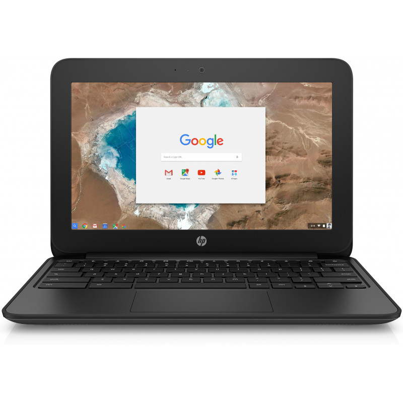 HP Chromebook 11 G5 EE Intel® Celeron® N3060 11.6" HD 4 GB LPDDR3-SDRAM 16 GB eMMC Wi-Fi 5 (802.11ac) ChromeOS Black