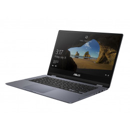 ASUS Vivobook Flip TP412FA-OS31T laptop Intel® Core™ i3 i3-8145U Hybrid (2-in-1) 14" Touchscreen Full HD 4 GB DDR4-SDRAM 128 GB