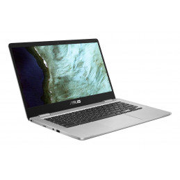 ASUS Chromebook C423NA-WB04 laptop Intel® Celeron® N3350 14" HD 4 GB LPDDR4-SDRAM 64 GB eMMC Wi-Fi 5 (802.11ac) ChromeOS Silver