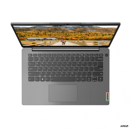 Lenovo IdeaPad 3 AMD Ryzen™ 7 5700U Ordinateur portable 35,6 cm (14") Full HD 8 Go DDR4-SDRAM 512 Go SSD Wi-Fi 6 (802.11ax)