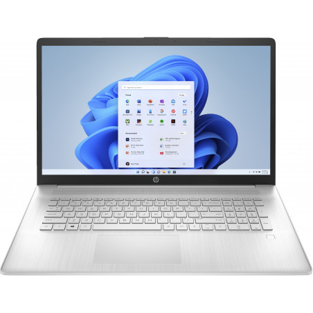 HP 17-cn3034wm Intel® Core™ i3 i3-N305 Laptop 17.3" Full HD 8 GB DDR4-SDRAM 256 GB SSD Wi-Fi 6 (802.11ax) Windows 11 Home Silver