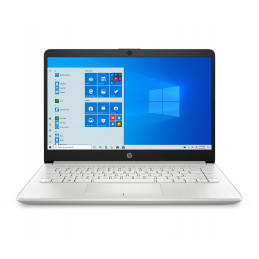 HP 14-dk1022wm AMD Ryzen™ 3 3250U Laptop 14" HD 4 GB DDR4-SDRAM 128 GB SSD Wi-Fi 5 (802.11ac) Windows 10 Home in S mode Silver