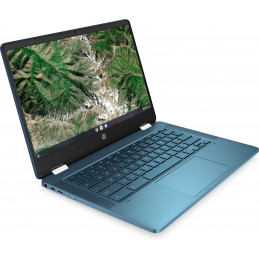 HP Chromebook x360 14a-ca0030wm Intel® Celeron® N4020 14" Touchscreen HD 4 GB LPDDR4-SDRAM eMMC Wi-Fi 5 (802.11ac) ChromeOS Teal