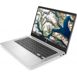 HP Chromebook 14a-na0031wm Intel® Pentium® Silver N5030 14" HD 4 GB LPDDR4-SDRAM 64 GB eMMC Wi-Fi 5 (802.11ac) ChromeOS Silver