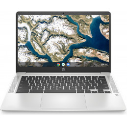 HP Chromebook 14a-na0031wm Intel® Pentium® Silver N5030 14" HD 4 GB LPDDR4-SDRAM 64 GB eMMC Wi-Fi 5 (802.11ac) ChromeOS Silver