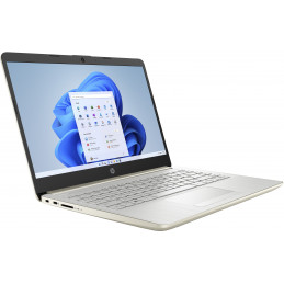 HP 14-cf2723wm Intel® Celeron® N4120 Laptop 14" HD 4 GB DDR4-SDRAM 64 GB eMMC Wi-Fi 5 (802.11ac) Windows 11 Home Silver