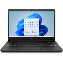 HP 14-cf2121wm Intel® Celeron® N4120 Laptop 14" HD 4 GB DDR4-SDRAM 64 GB eMMC Wi-Fi 5 (802.11ac) Windows 11 Home Black