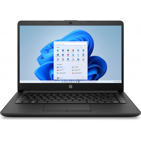 HP 14-cf2121wm Intel® Celeron® N4120 Laptop 14" HD 4 GB DDR4-SDRAM 64 GB eMMC Wi-Fi 5 (802.11ac) Windows 11 Home Black