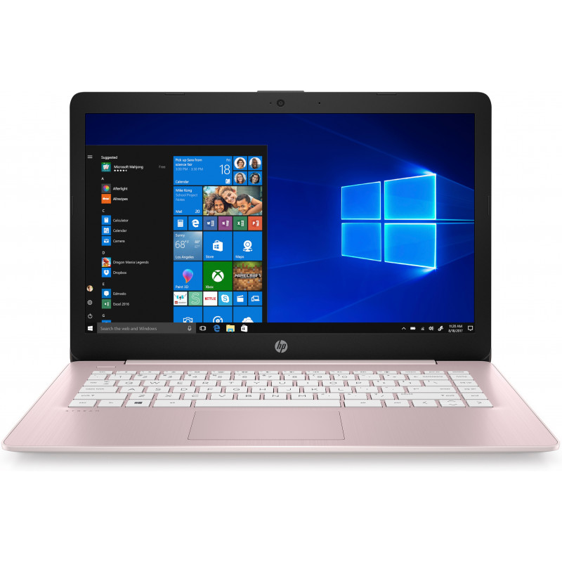 HP Stream - 14-cb172wm Intel® Celeron® N4000 Laptop 14" HD 4 GB DDR4-SDRAM 64 GB eMMC Wi-Fi 5 (802.11ac) Windows 10 Home in S