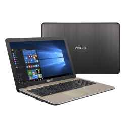ASUS Vivobook X540NA-DM208T Intel® Celeron® N3350 Laptop 15.6" Full HD 4 GB 256 GB SSD Wi-Fi 5 (802.11ac) Windows 10 Black,