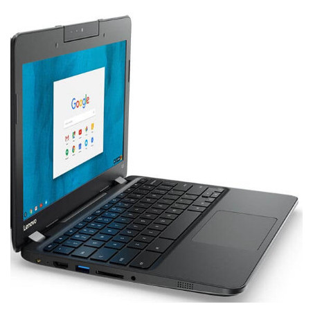 Lenovo N23 Intel® Celeron® N3060 Chromebook 29,5 cm (11.6") HD 4 Go LPDDR3-SDRAM 16 Go eMMC Wi-Fi 5 (802.11ac) ChromeOS Noir