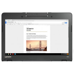 Lenovo N23 Intel® Celeron® N3060 Chromebook 11.6" HD 4 GB LPDDR3-SDRAM 16 GB eMMC Wi-Fi 5 (802.11ac) ChromeOS Black