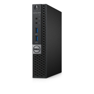 DELL OptiPlex 5050 Intel® Core™ i5 i5-7500T 8 GB DDR4-SDRAM 128 GB SSD Windows 10 Pro Mini PC Black