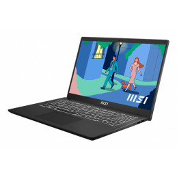 MSI Modern 15 B12M-296CA Intel® Core™ i5 i5-1235U Laptop 15.6" Full HD 16 GB DDR4-SDRAM 512 GB SSD Wi-Fi 6 (802.11ax) Windows